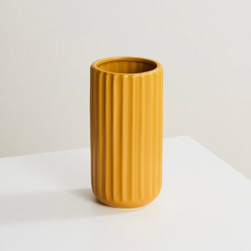 Beam Vase (Ochre)