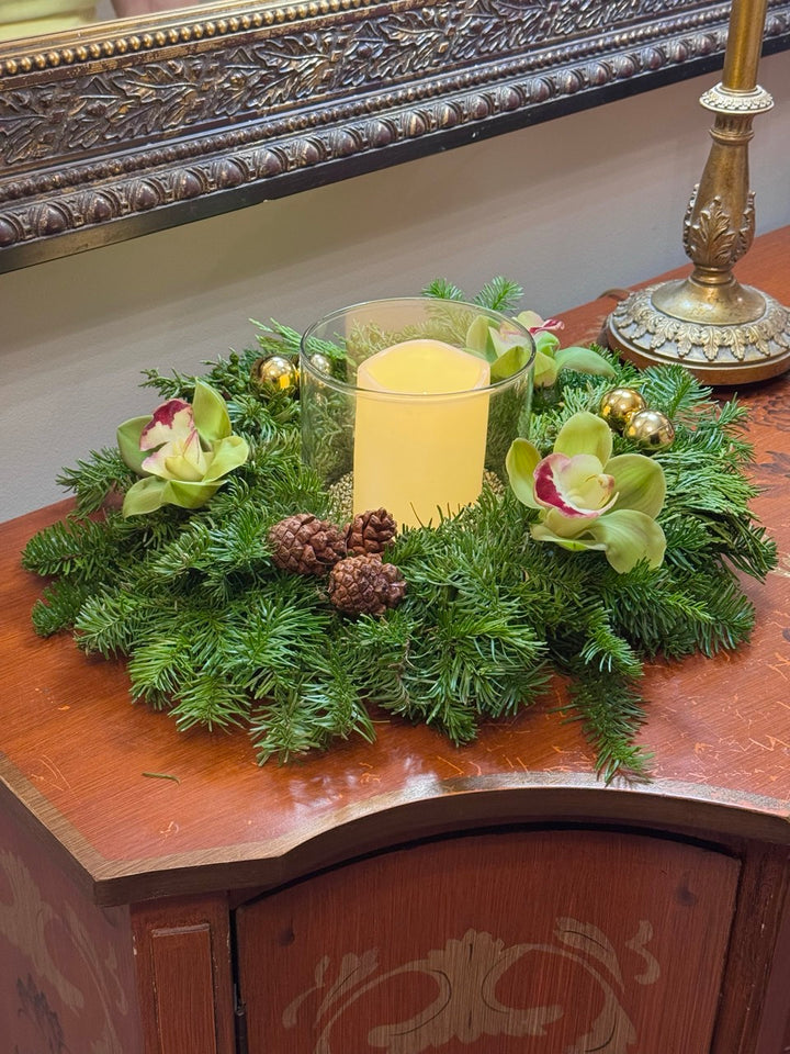 Winterlight Evergreen Wreath